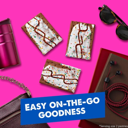 Pop-Tarts Frosted Hot Fudge Sundae Toaster Pastries Perspective: right