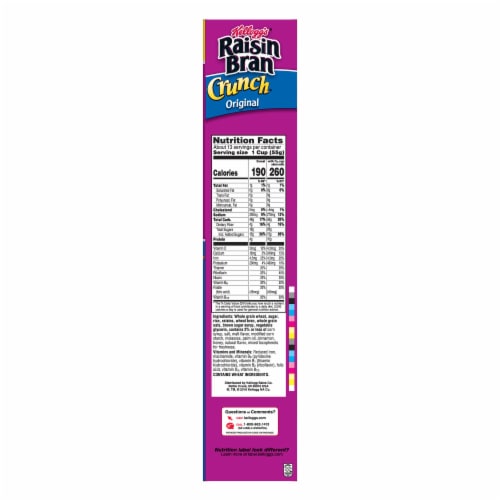 Kellogg's® Raisin Bran Crunch Cereal Perspective: right