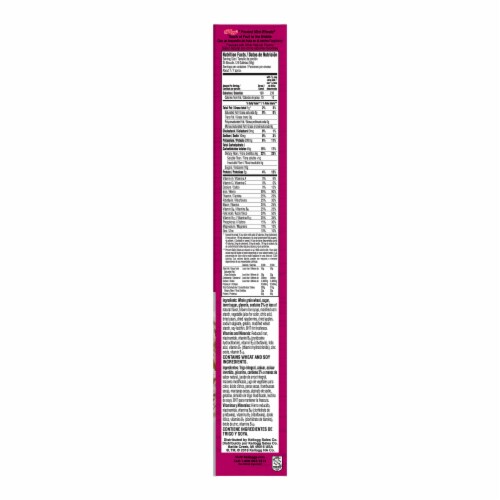 Kellogg's® Frosted Mini-Wheats Touch of Fruit Raspberry Cereal Perspective: right