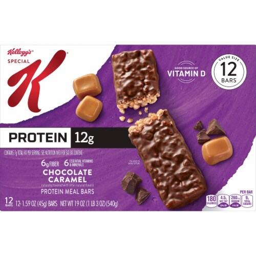 Special K® Bar Chocolate Caramel Protein Meal Bars Perspective: right