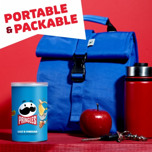 Pringles® Salt and Vinegar Grab and Go Snack Pack Potato Crisps Chips Perspective: right