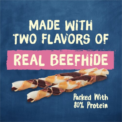 Purina® Busy® Beefhide & Chicken Chew Jerky Twists Perspective: right