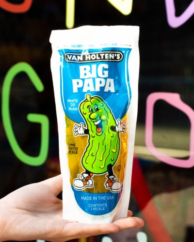 Van Holten's™ Big Papa™ Dill Pickle Pouch Perspective: right