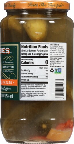 Bubbies® Spicy Kosher Dill Pickles Perspective: right