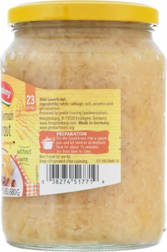 Hengstenberg Authentic German Sauerkraut Perspective: right