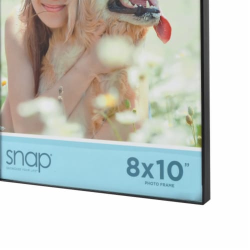 Snap® 8x10 Front Load Photo Frame - Black Perspective: right