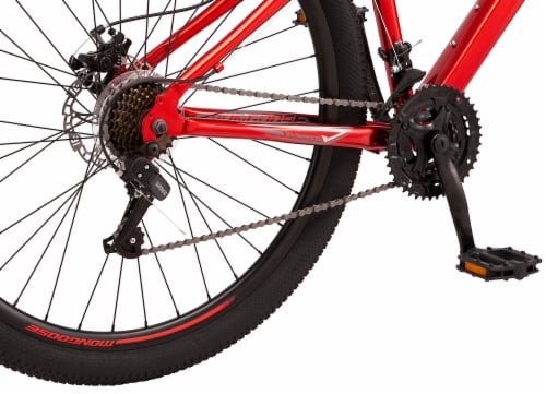 Mongoose 29" Malus Flatrock DX Mountain Bike - Red Perspective: right