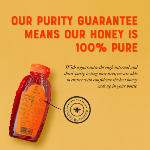 Nature Nate's® 100% Pure Raw & Unfiltered Honey Perspective: right