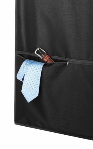 Whitmor Deluxe Black Garment Bag Perspective: right