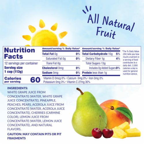 Dole® Fruit Bowls® Cherry Mixed Fruit In 100% Juice Cups Perspective: right