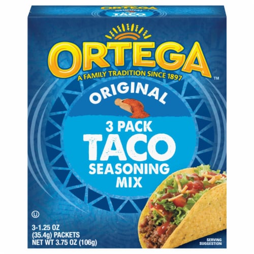 Ortega Original Taco Seasoning Mix Perspective: right