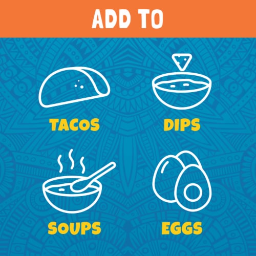 Ortega Hot Thick & Smooth Original Taco Sauce Perspective: right