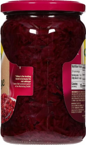 Kuhne Red Cabbage With Apples Perspective: right