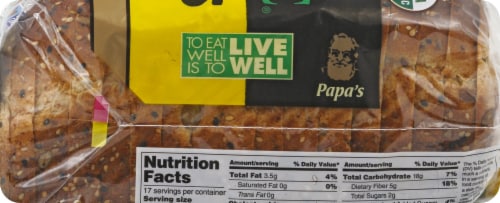 Papa's Organic Seed Bread Perspective: right