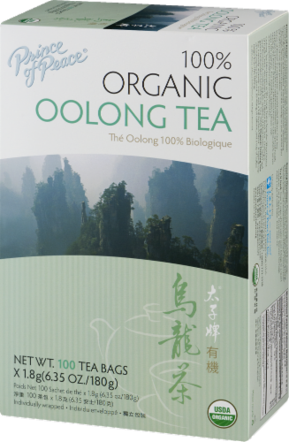 Prince of Peace 100% Organic Oolong Tea Bags Perspective: right