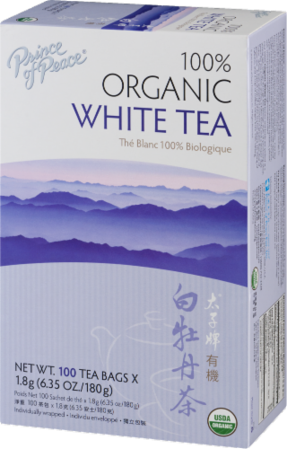 Prince of Peace Organic White Tea Perspective: right