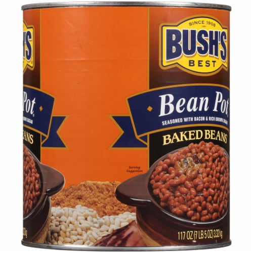 Bush's Best Bean Pot Baked Beans with Bacon (#10) - 6/Case