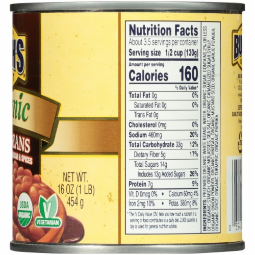Bush's Best® Organic Baked Beans Perspective: right