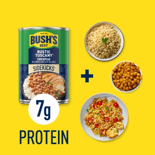 Bush's Rustic Tuscany Chickpeas 15.5 oz Perspective: right
