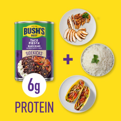 Bush's Best™ Sidekicks™ Taco Fiesta Black Beans Perspective: right