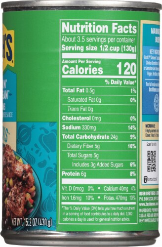 Bush's Best® Sidekicks Simmerin' Caribbean Black Beans Perspective: right
