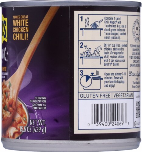 Bush's® Slow-Simmered White Chili Magic Chili Starter Perspective: right