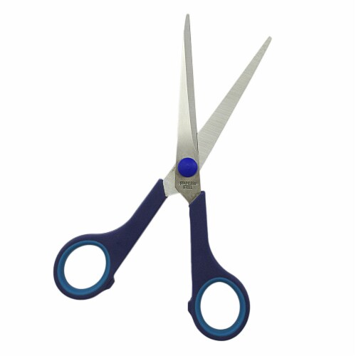 5 Piece Scissors Set Stainless Steel Comfort Grip Sewing Dress Hobby Crafts Tool Perspective: right