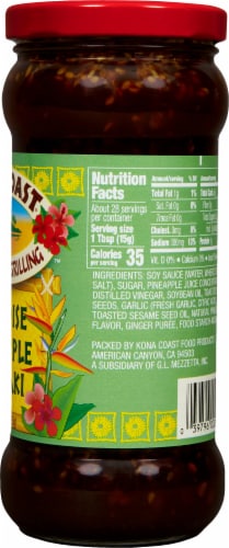 Kona Coast Paradise Pineapple Teriyaki Marinade Perspective: right