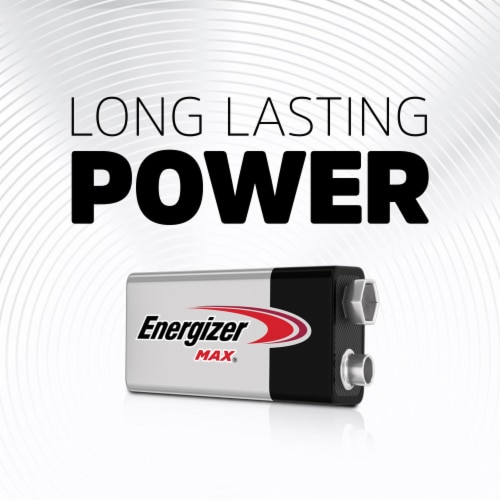 Energizer Max Alkaline 9V Battery - 1 Pack Perspective: right
