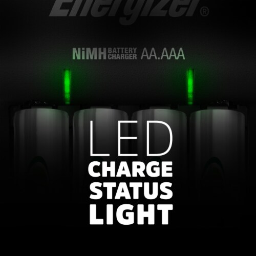 Energizer Recharge Basic AA and AAA Battery Charger Perspective: right