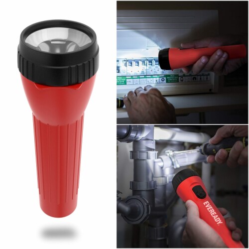 Truitt Brothers Eveready® Red/Blue Led Flashlight Perspective: right