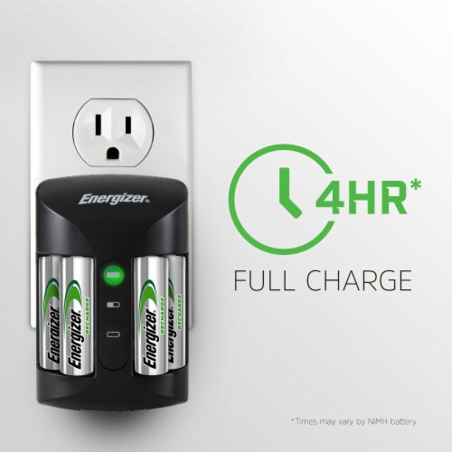 Energizer Recharge Pro AA and AAA Battery Charger Perspective: right