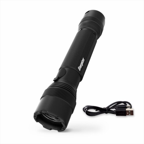 Energizer TAC-R 800 Rechargeable Tactical Flashlight 800 Lumens Perspective: right