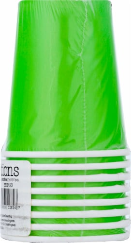 Creative Converting Celebrations Party Cups - 8 pk - Fresh Lime Perspective: right