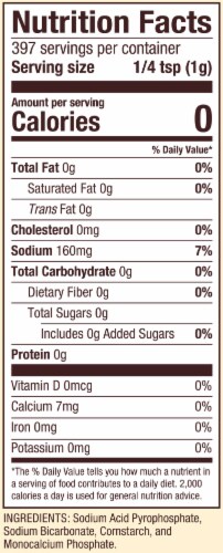 Bob's Red Mill Baking Powder Perspective: right