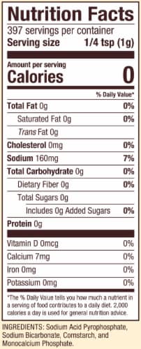 Bob's Red Mill Baking Powder Perspective: right