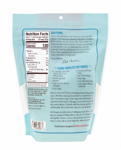 Bob's Red Mill Gluten Free 1-to-1 Baking Flour Perspective: right