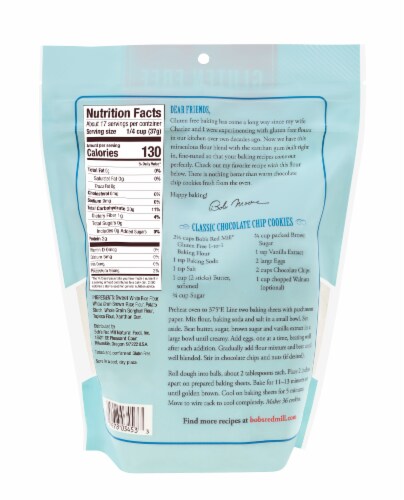 Bob's Red Mill Gluten Free 1-to-1 Baking Flour Perspective: right