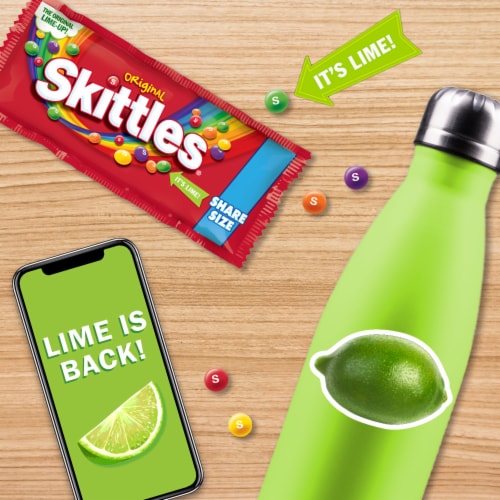 Skittles® Original Share Size Candy Perspective: right