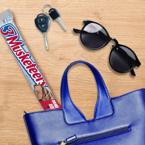 3 Musketeers Milk Chocolate Candy Bar Sharing Size Perspective: right
