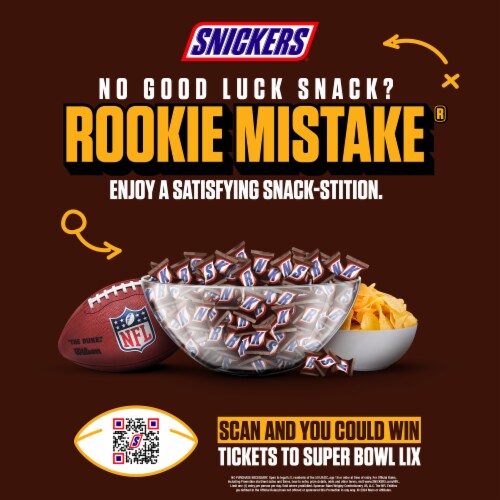 Snickers Minis Size Original Milk Chocolate Bars Bag Perspective: right