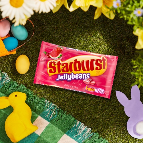 Starburst FaveREDs Jelly Beans Easter Candy Bag Perspective: right