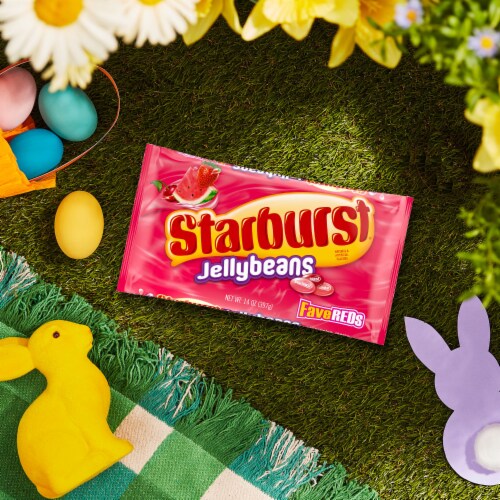 Starburst FaveREDs Jelly Beans Easter Candy Bag Perspective: right