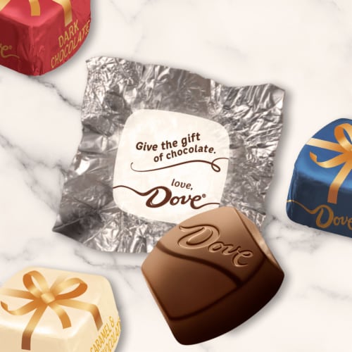 Dove Promises Christmas Assorted Chocolate Candy Gift Bag Perspective: right