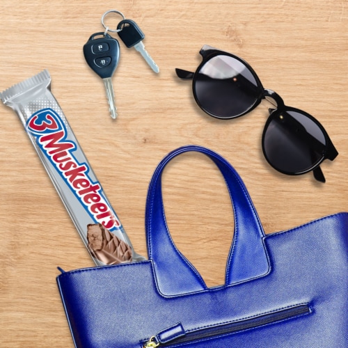 3 Musketeers Candy Milk Chocolate Bar Full Size Perspective: right