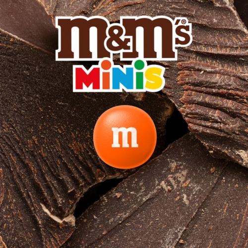 M&M'S Minis Milk Chocolate Halloween Candy Tube Perspective: right