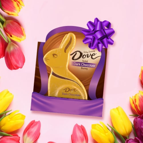 Dove Easter Bunny Dark Chocolate Candy Perspective: right