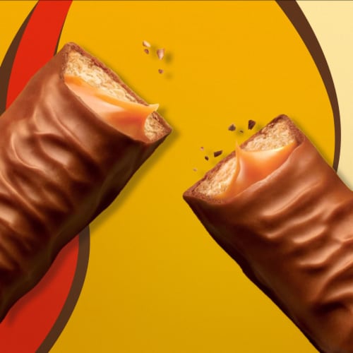Twix Fun Size Caramel Cookie Chocolate Bars Bulk Candy Bag Perspective: right