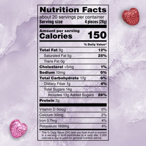 Dove Promises Milk Chocolate & Dark Chocolate Assorted Valentine Candy Hearts Bag Perspective: right