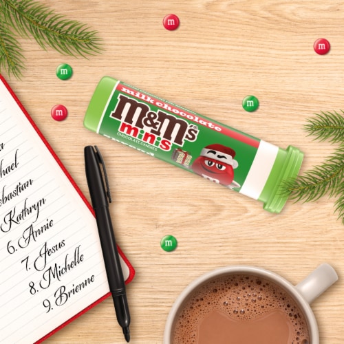 M&M's Minis Milk Chocolate Mega Christmas Tube, 1.77 oz 